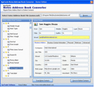 SysTools Notes Address Book Converter screenshot